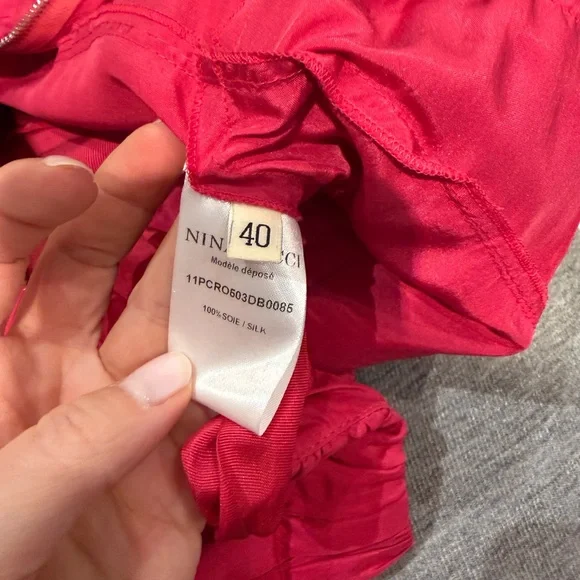 Nina Ricci Vibrant Fuchsia Ruffle Dress - Picture 5 of 6